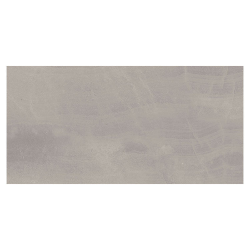 Carrelage de sol et de mur en porcelaine polie Sillion Venataro 24x48, Aspect de béton, Karst