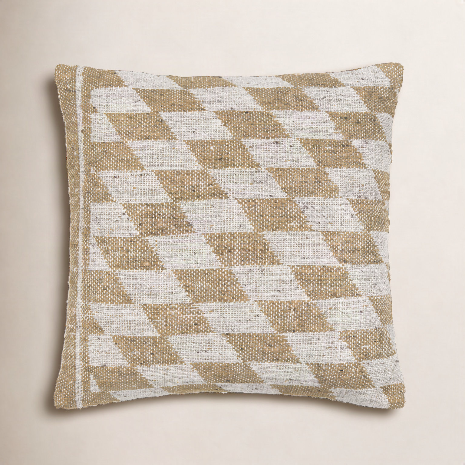 Mahala Geometric Viscose Blend Pillow Cover, 22" x 22", Pillow Cover Only - No Insert