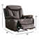 Saneela 40" Wide Modern Breathable Leather Power Recliner with Durable Diamond Stitching & USB