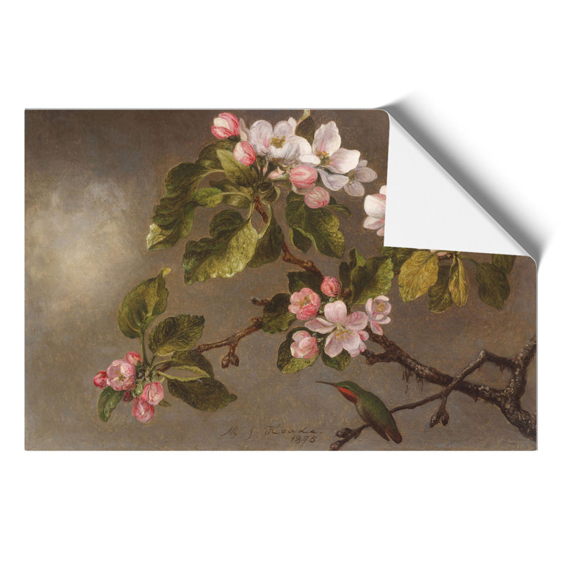 Apple Blossom by Martin Johnson Heade - Frameless Print, 42cm H x 59cm W x 0.1cm D