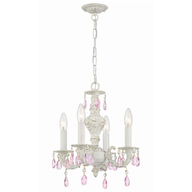Lustre traditionnel / classique à 4 lumières de style bougie Abagail