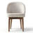 Upholstered Dining Chairs with Solid Wood Legs (Set of 4)-463495688