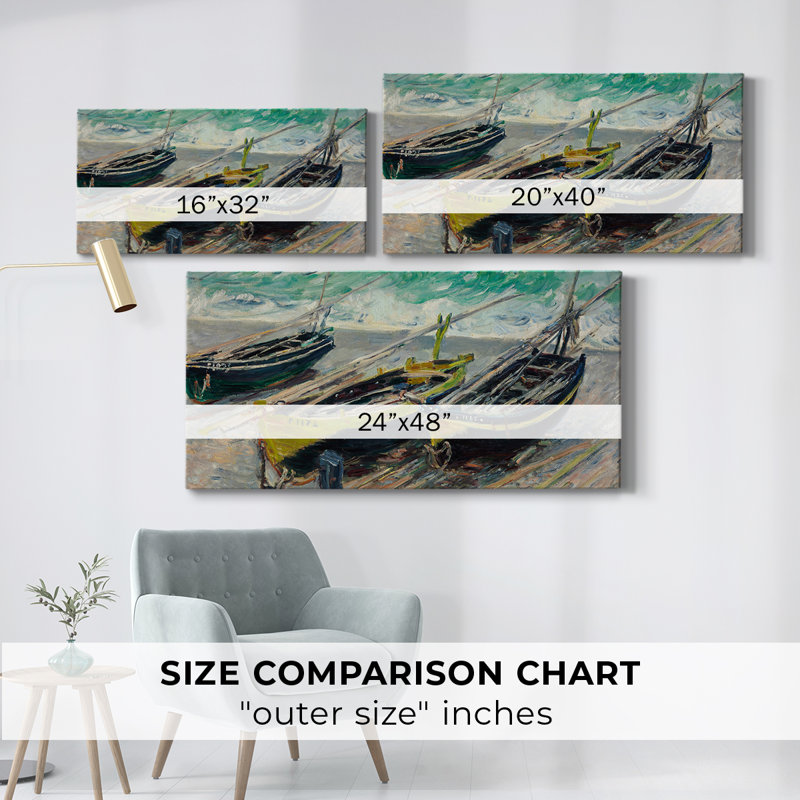 Série nautique-CDLX- Toile tendue avec châssis - Prêt à accrocher, H 24 po x l 48 po