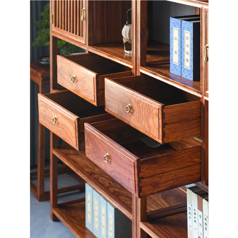 Nouvelle bibliothèque de style minimaliste classique chinois