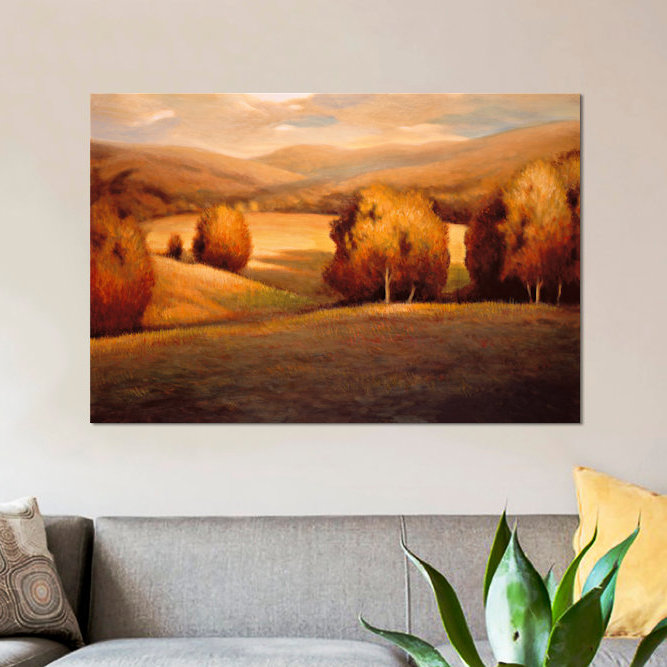 Backcountry I by Helen Pierson - Painting, 26" H x 40" W x 1.5" D, Wrapped Canvas, No Mat