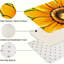 Ensemble de 3 tapis de cuisine tournesol