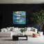 Liquid Contemporary Fish Wildlife Wall Art Print-101874462