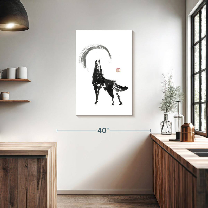 Brampt Japanese Wolf, 36" H x 24" W