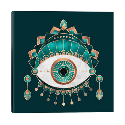 Teal Eye - Print on Canvas