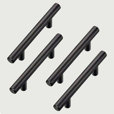 Stainless Steel Cabinet Handle Pull – 5 Inch, Modern T-Bar Design, Brushed Finish, 3 Inch Hole Center