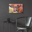  Art mural en verre acrylique 24 po x 16 po «Early Morning Explorer» par Pat Saunders-White