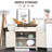 Farmhouse Buffet Cabinet with Barn Doors