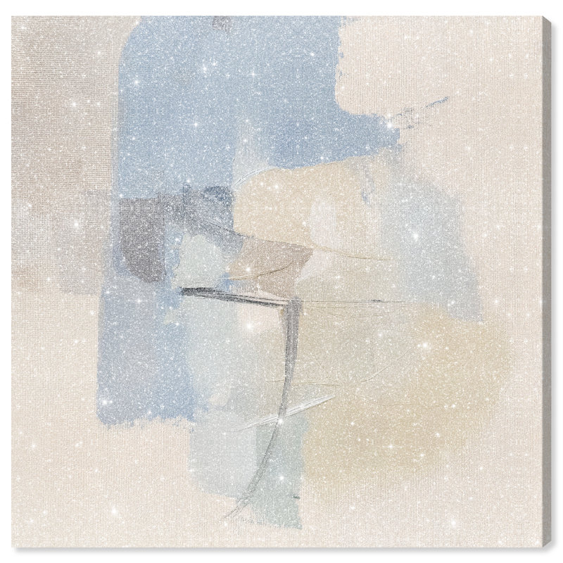 Clouded Calm II Canvas Abstract Print by Oliver Gal, Black Frame, 12 x 12, 12"H x 12"W, Canvas Unframed