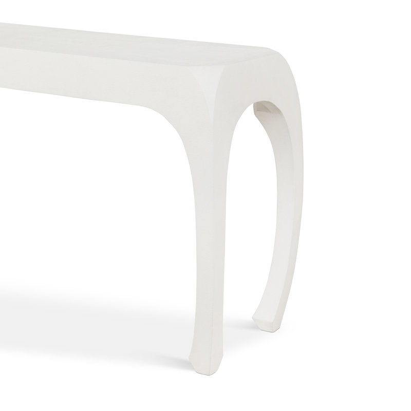 66.38'' W Console Table, Silk Linen