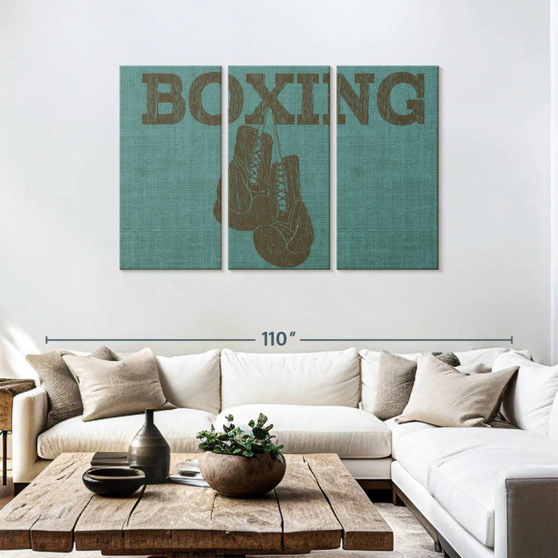 Sireci Boxing Typography, 48" H x 74" W