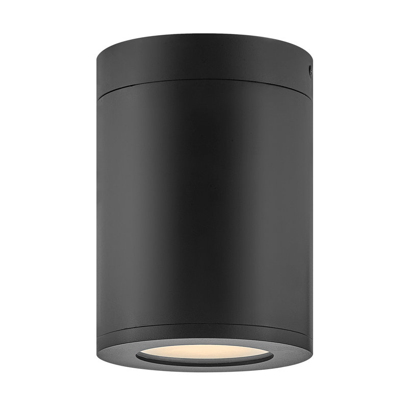 Plafonnier encastré d'extérieur 1 ampoule Brissia, Noir