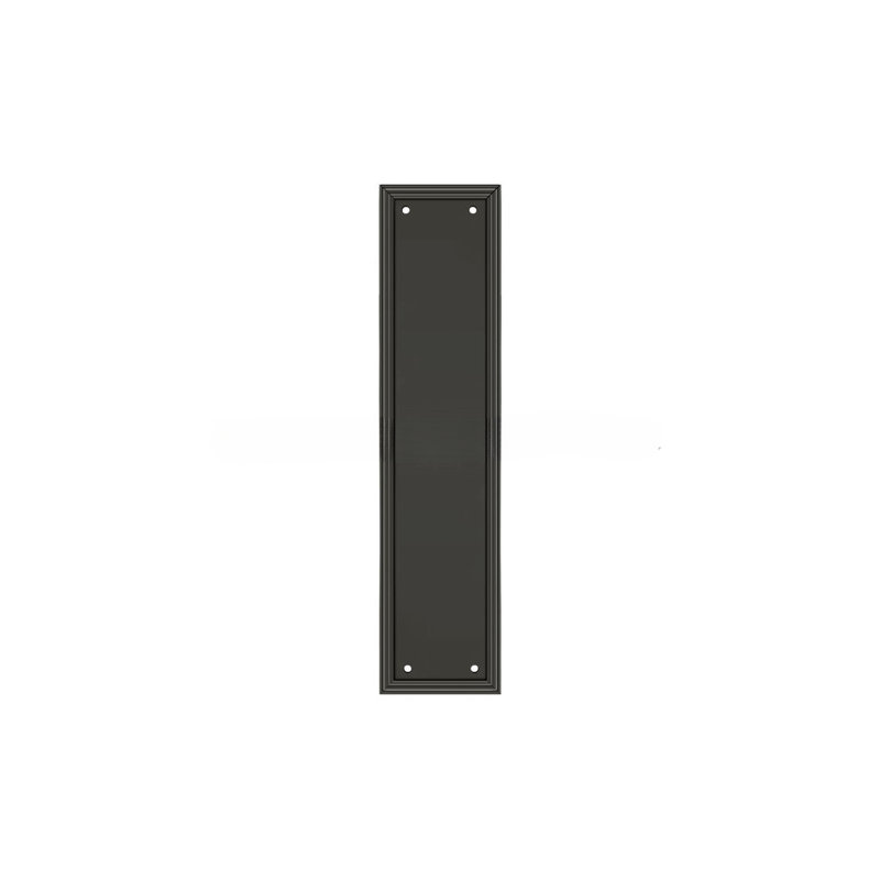 Plaque-poussoir Deltana PP2280U10B, HD, 3 1/2 po x 15 po, bronze huilé, Bronze huilé