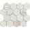 3" x 3" Marble Honeycomb Mosaic Wall & Floor Tile