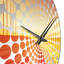 Horloge murale rose Collage du soir lumineux II - Collages abstraits-101234963