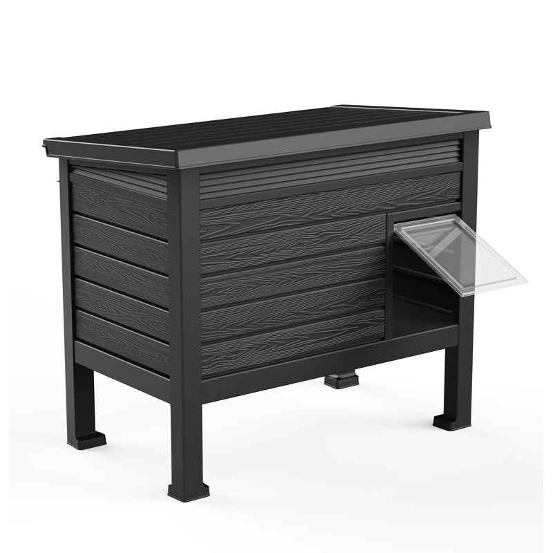 Abri pour chat en résine 26 po H 26,76 po