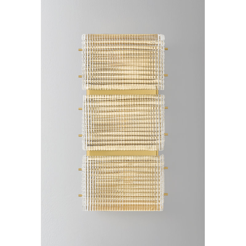 Applique murale Mav, H 16,75 po x l 8,5 po x P 8,5 po