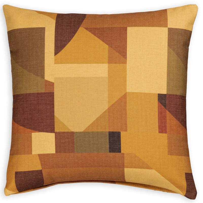 Coussin Geo Geo, Plumes, Carré 16 po