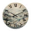 Horloge murale surdimensionnée en bois-1006055062