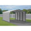 Abri d'auto en acier avec 2 ensembles de parois latérales, 12 x 20 x 7-100015445