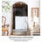 European-Style Court-Style Iron Frame Full-Length Mirror-1510913256