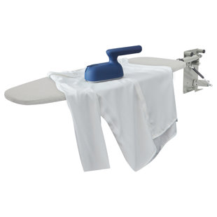 Metal Closet-Embedded Foldable Ironing Board
