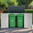 4 ft. W x 2 ft. D Resin Horizontal Garbage Shed