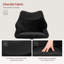 Swivel Upholstered Bar Stool with Iron Frame-165813845-165813846