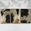 Baked Paintstrokes IV, ensemble de 3 toiles encadrées-97759731-97759737