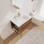 Meuble-lavabo mural avec lavabo en céramique-528267843