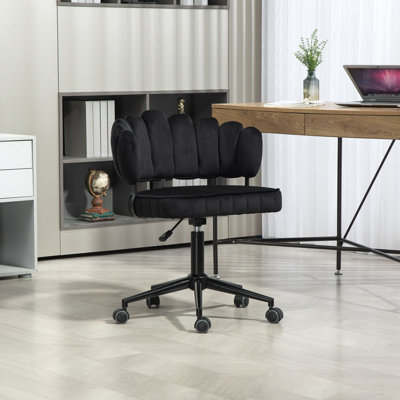 Berdeja Velvet Office Chair