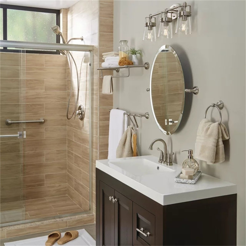 1 Towel Rack, Satin Nickel