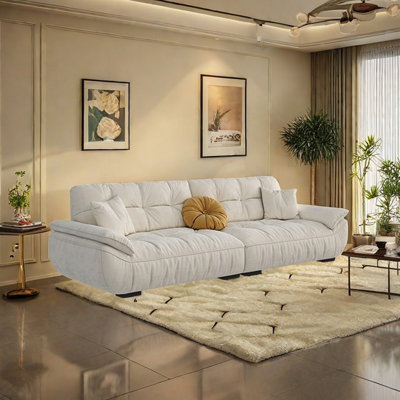 Canapé de luxe moderne à lumière simple et luxueux