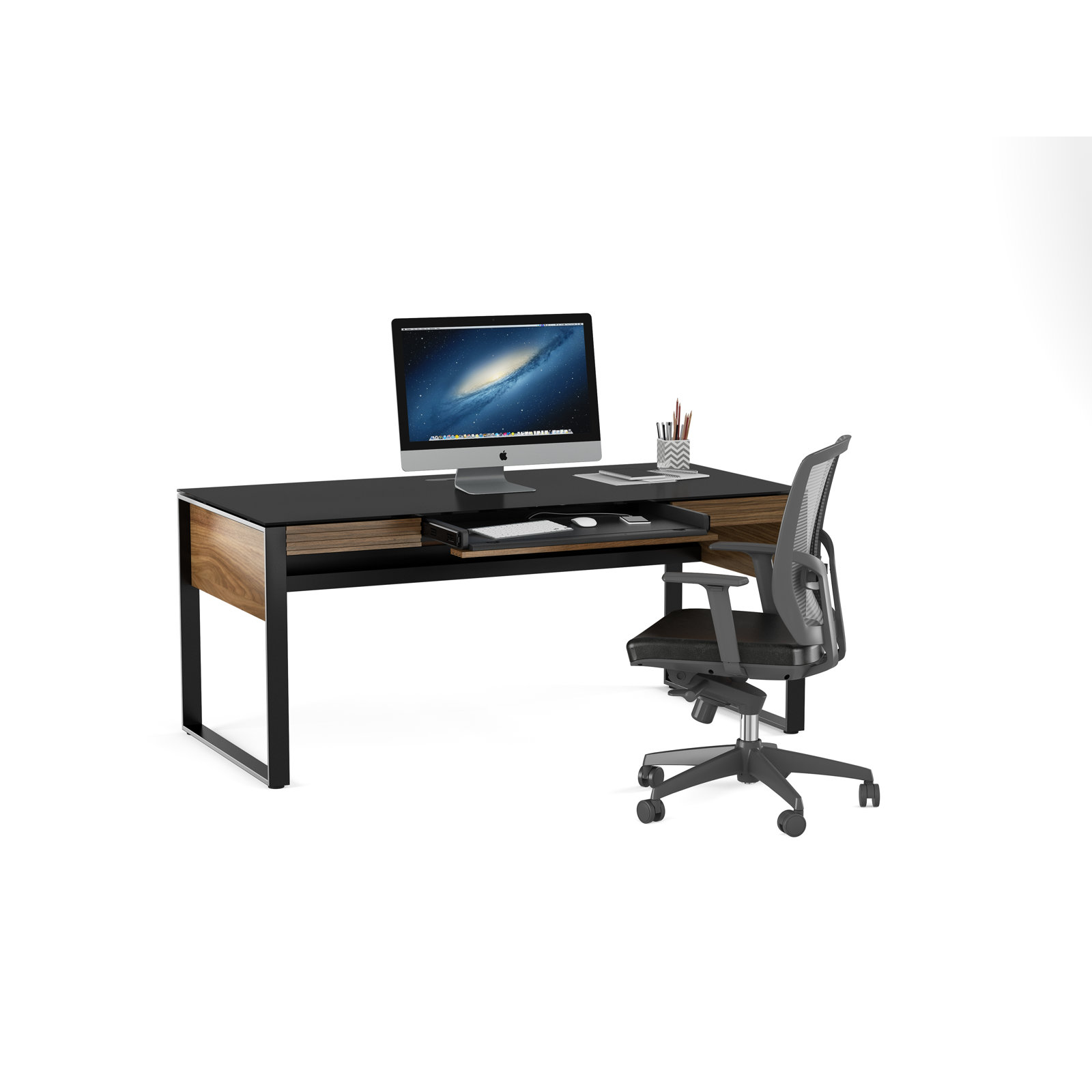 Corridor Writing Desk, Natural Walnut