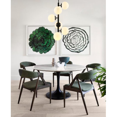Lustre vertical moderne 6 lumières Geoffery
