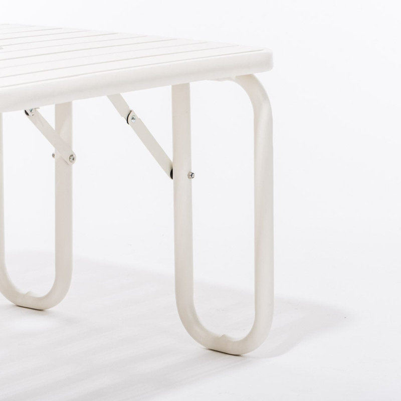 Sunliner Side Table, Antique White