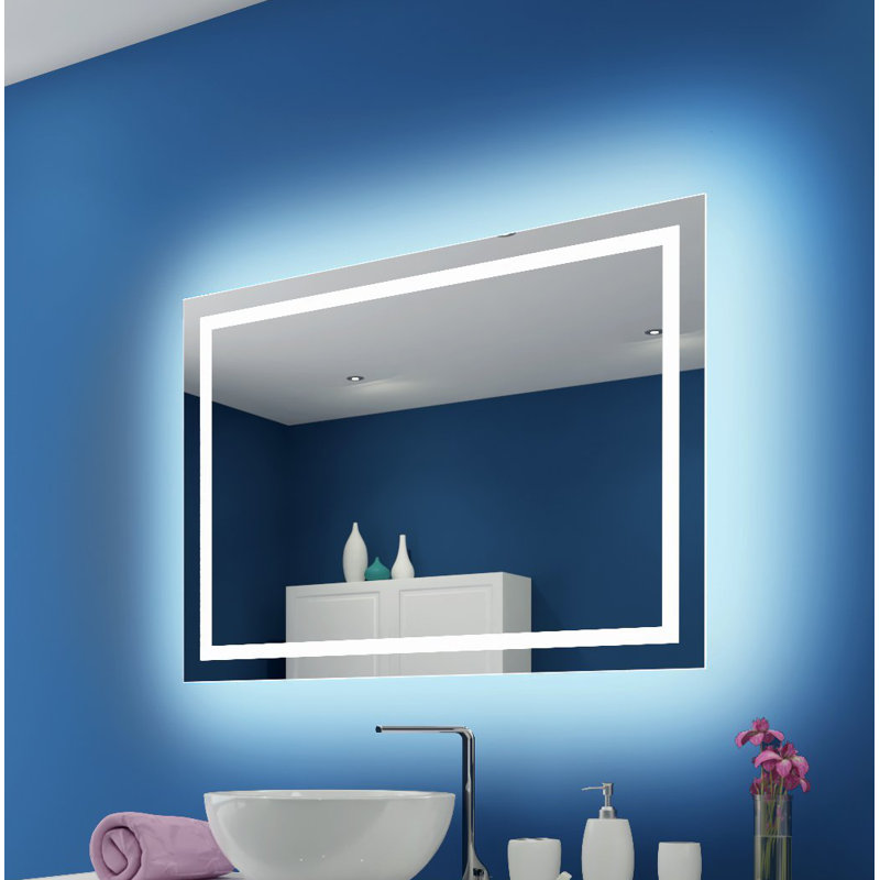Miroir de salle de bain rétro-éclairé Harmony, 3000 K, l 35 po x l 48 po