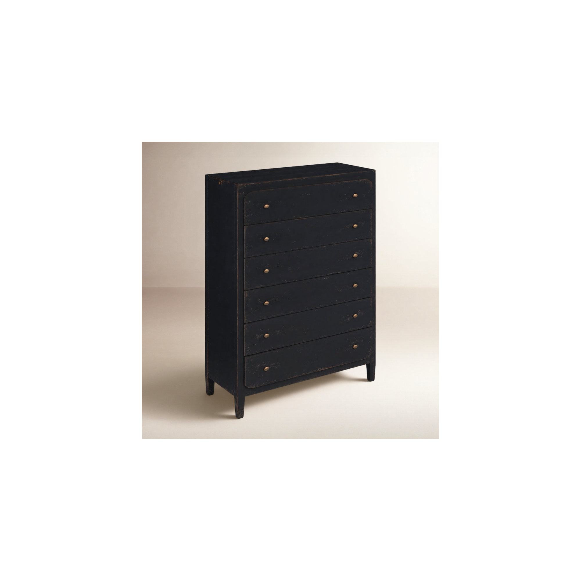 Chamberlain 6 - Drawer Dresser, Black
