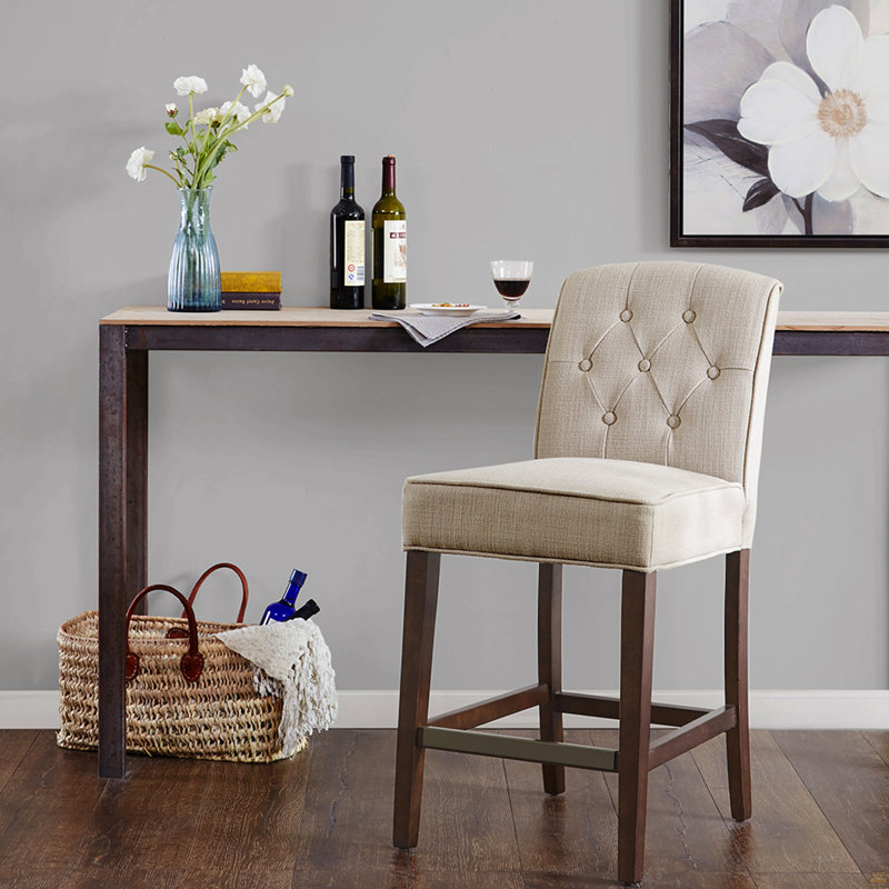 Tabouret de comptoir touffeté