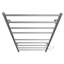 Chauffe-serviettes électrique mural 24 po x 40 po Kontour Linear - nickel brossé, à brancher -23986130-24005008-23986132