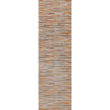 Nomad Abstract Area Rug in Earth/Saffron/Gray/Cream