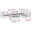 Alpen Home 7 Piece Garden Sofa Set Solid Wood Pine -767628840
