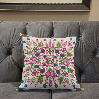 Housse et insert de coussin carré en polyester intérieur / extérieur