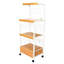 Chariot de cuisine en bois massif Theresa-1947800685