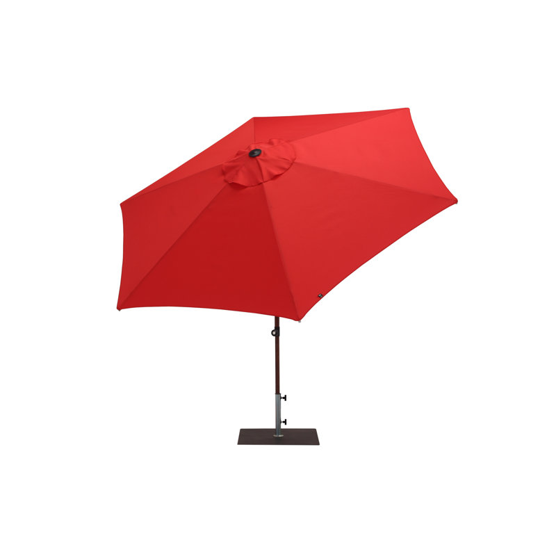 Aolaith 300cm Market Parasol, Red