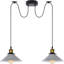 Lofton 2 - Light Gold Cluster Pendant-1041453583